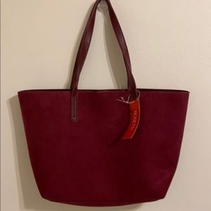 Rosetti Burgundy Reversible Tote